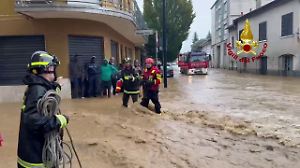 Unwetter in Italien: Viele Straßen überschwemmt