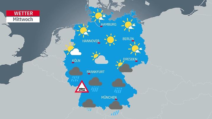Im Südwesten werden die Bäche und Flüsse immer voller - die Hochwassergefahr ist aber noch gering.