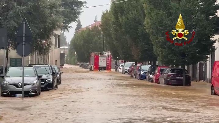 Unwetter in Italien: Viele Straßen überschwemmt