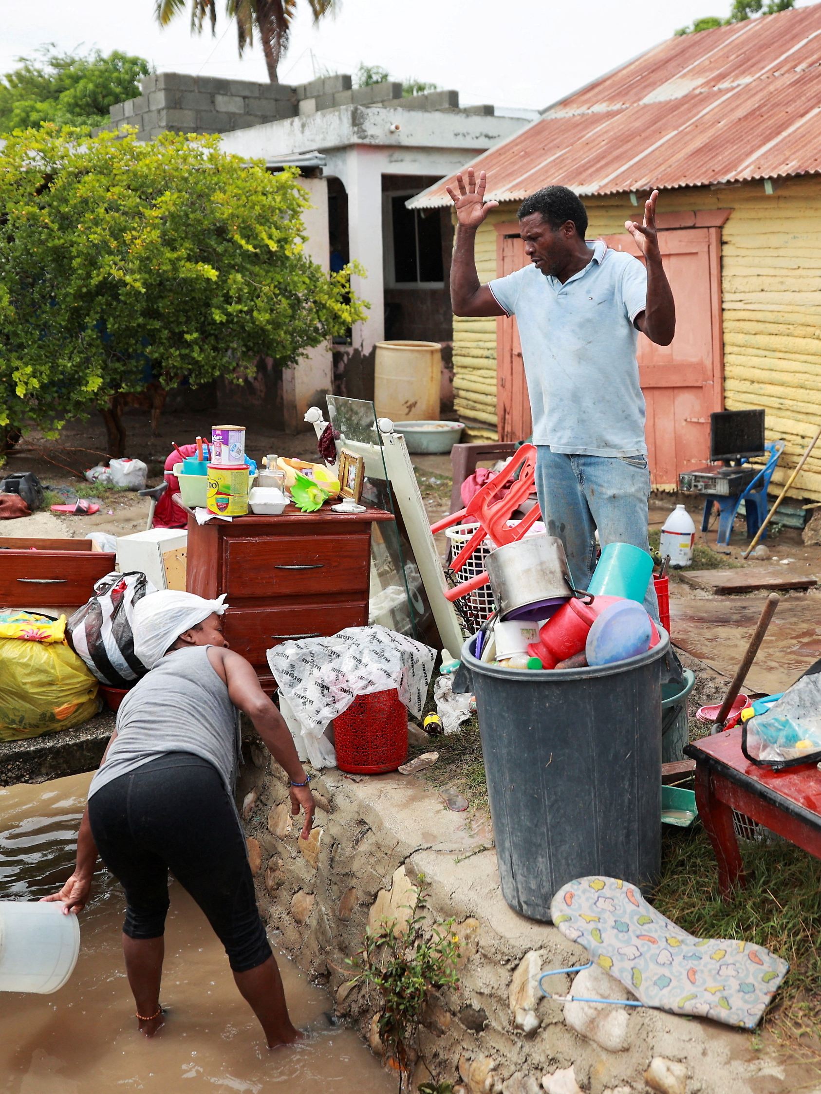 Flooding from tropical storm hits Dominican Republic