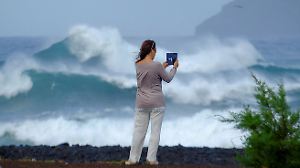 Post-Tropical Cyclone Gabrielle in Pico island in Azores