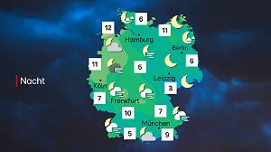 3 Grad! Reichlich frische Nacht mit Bodenfrost-Gefahr