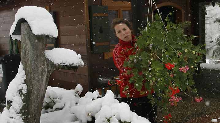 Wintereinbruch im Berchtesgadener Land