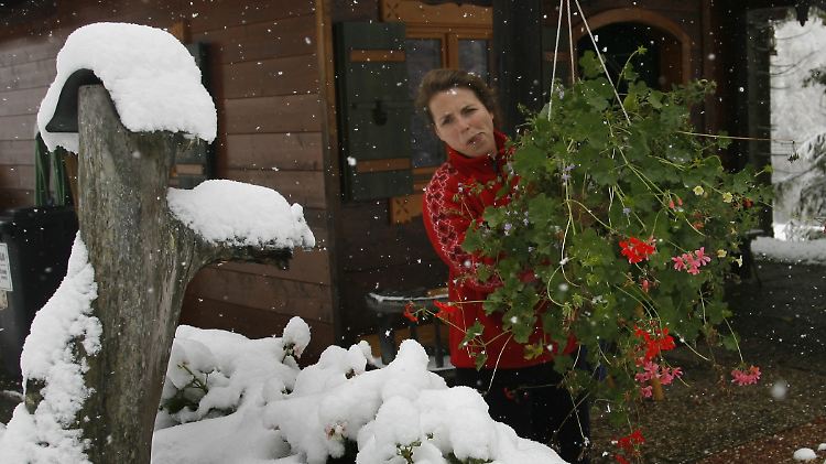 Wintereinbruch im Berchtesgadener Land
