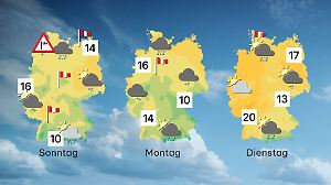 Die nächsten Tage werden herbstlich, nass und kühl