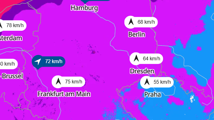 Detlef kommt: Wind und Regen legen langsam los 