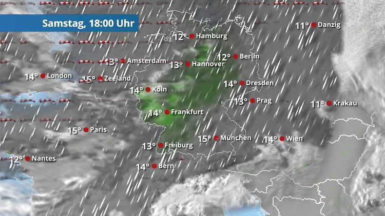 Sturmtief Detlef und Regen bestimmen das Wetter