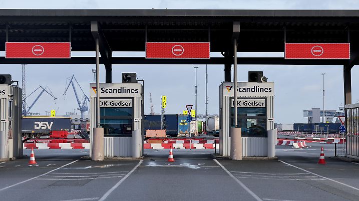 Sturm stoppt Fährverkehr auf der Ostsee