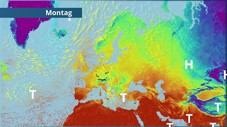 Milde Luft strömt nach Deutschland