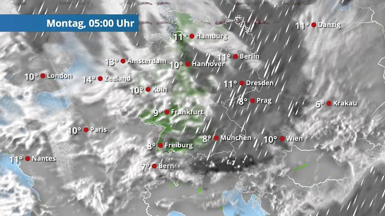 Mit Regen und Wind durch die Nacht