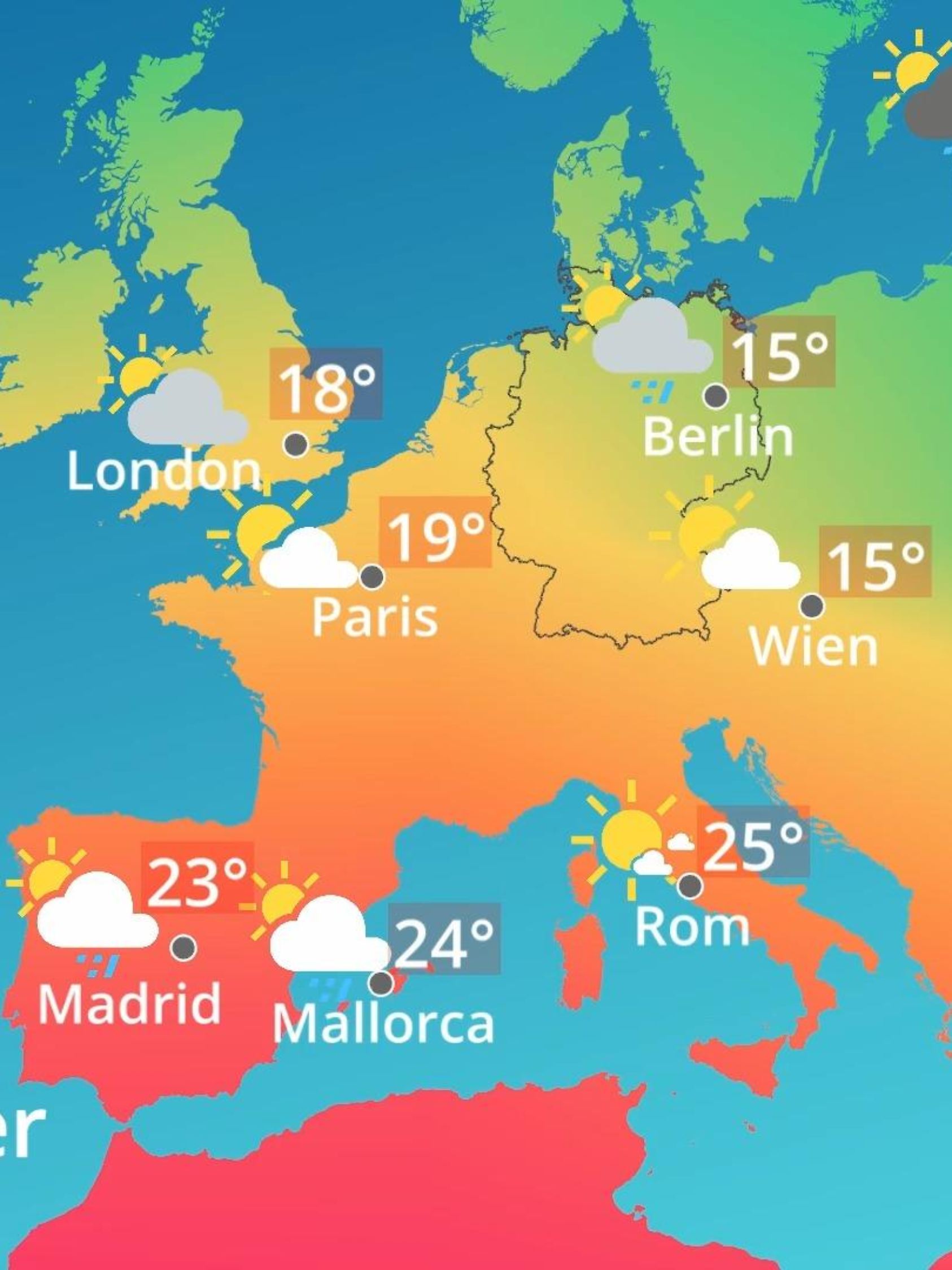 Herbstferien: Regenrisiko auf Mallorca