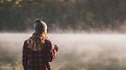 Bodenfrost, Nebel und Sonnenschein am Novembersonntag.
