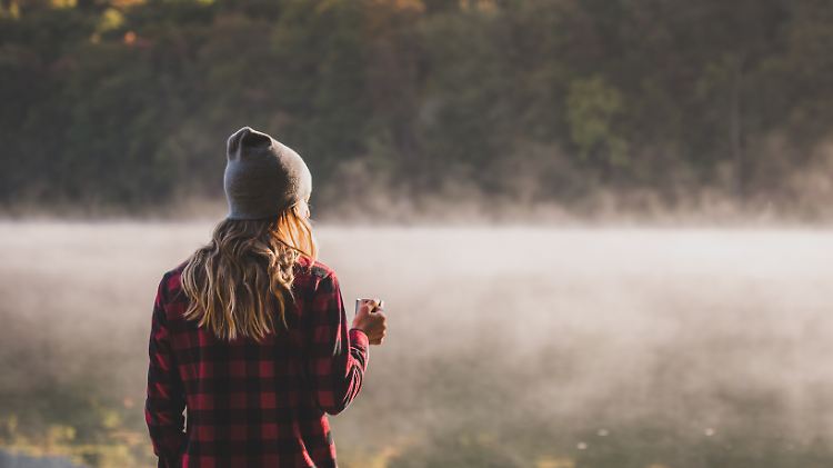Bodenfrost, Nebel und Sonnenschein am Novembersonntag.