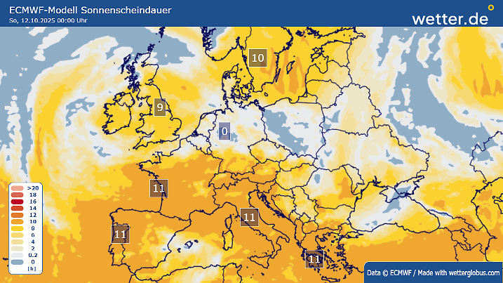 Deutschland und Polen - hier hängen die Wolken fest.