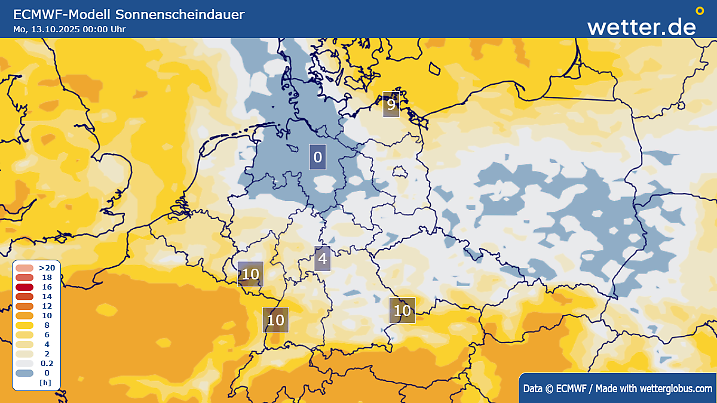 Es bleibt ein zäher Kampf zwischen Sonne und Wolken.