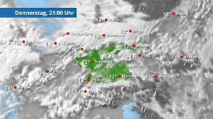 Wenige Schauer, aber die Sonne hat es schwer