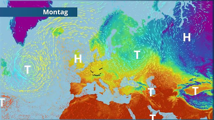 Zwischen Hoch und Tief gibt’s Wind aus Norden