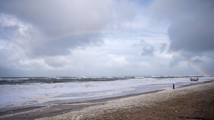 Sturmflut an der Nordsee - Insel Sylt