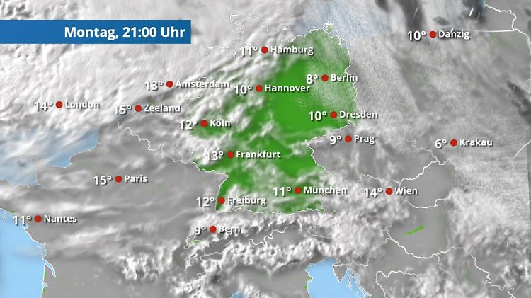 Viele Wolken und Nebel, selten Regen