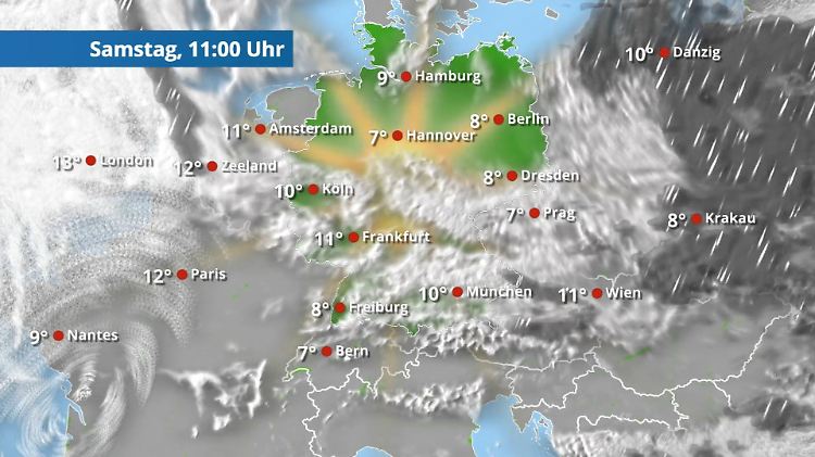 Mehr Wolken für die Südhälfte