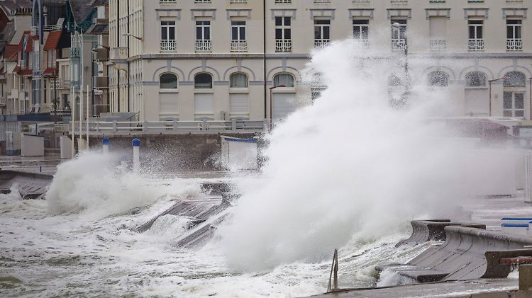 Tempete Benjamin a Wimereux