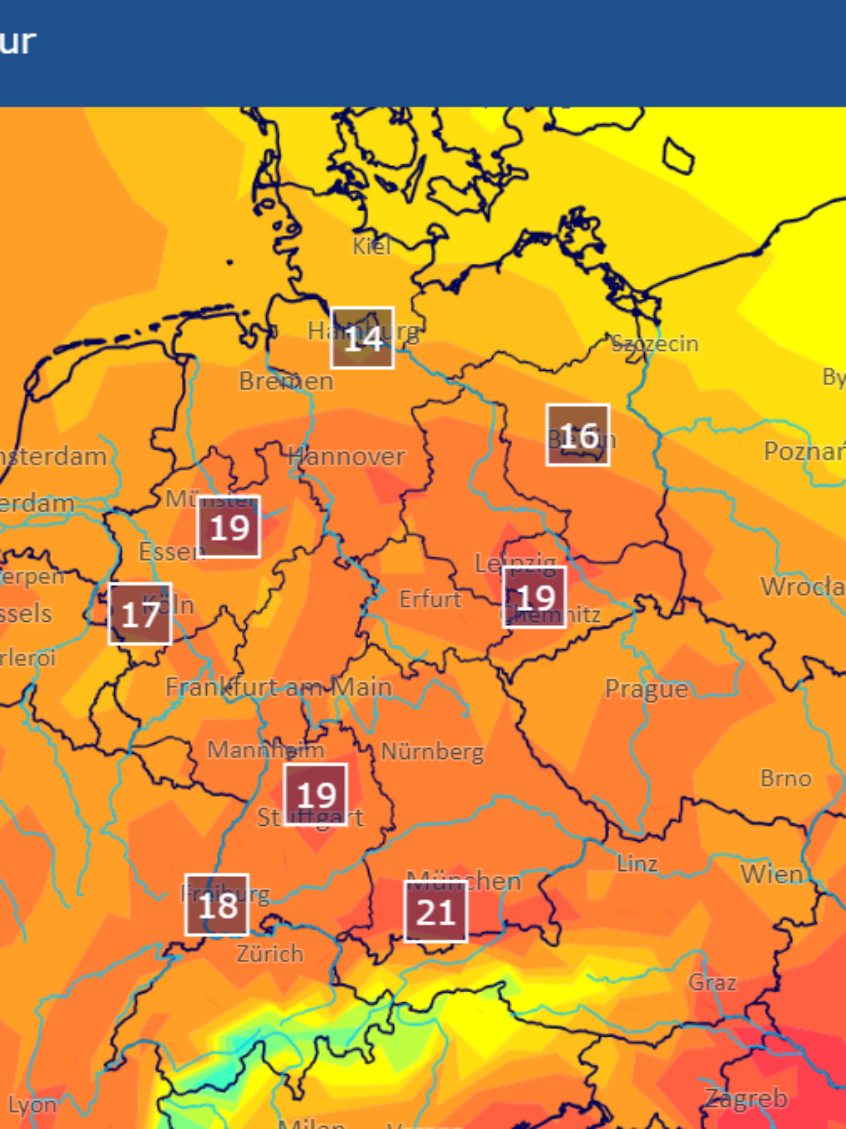 Am Freitag könnten wir in Süddeutschland sogar 21 Grad erreichen - und auch im Rest von Deutschland sieht das Wetter vielversprechend aus.