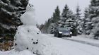 Schnee auf dem Brocken