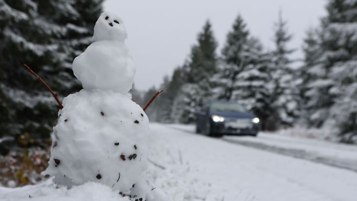 Schnee auf dem Brocken