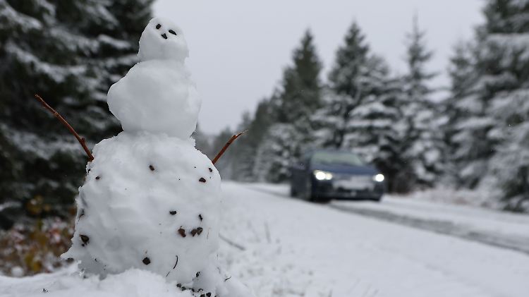 Schnee auf dem Brocken