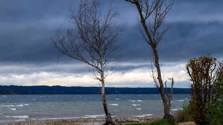 Stürmisches Wetter in Bayern