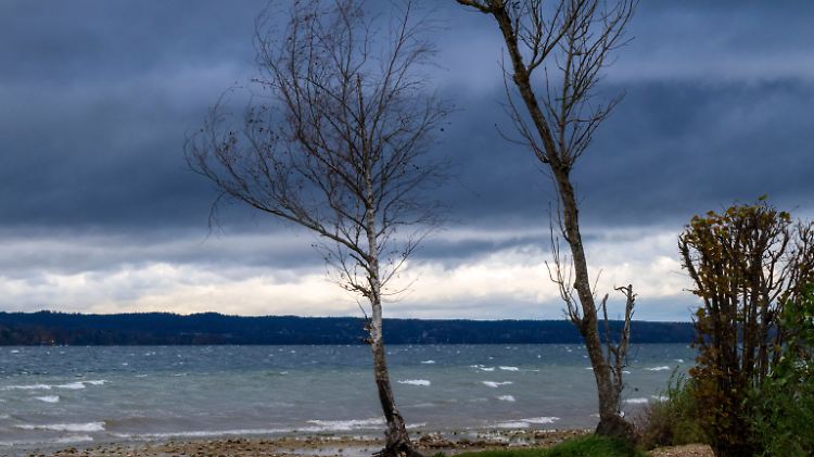 Stürmisches Wetter in Bayern