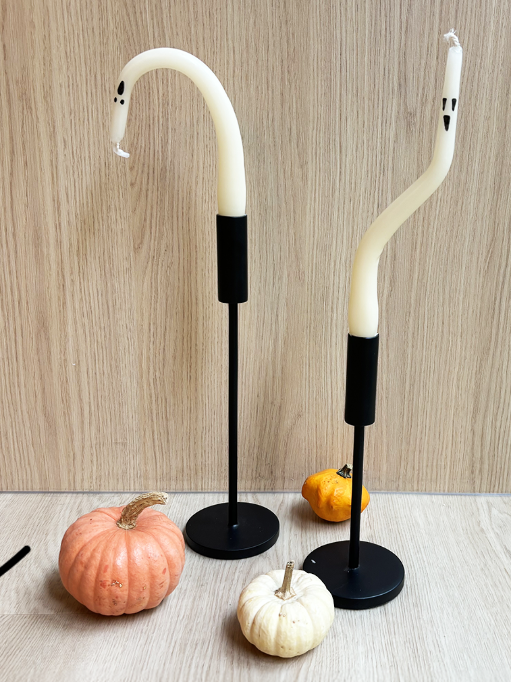 Gruselkerzen zu Halloween