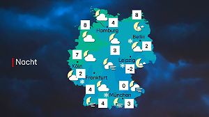 Wetter für die Nacht zu Freitag