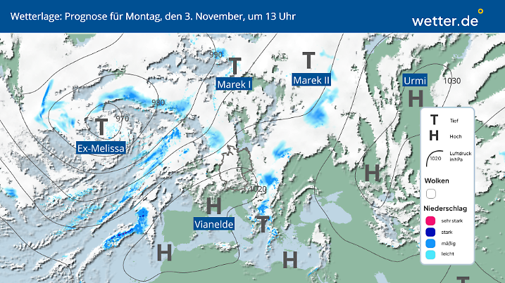 Noch beherrschen Wolken den Himmel über Deutschland.