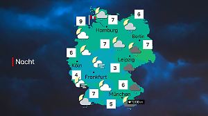 Schneefallgrenze sinkt - wo es in der Nacht weiß wird