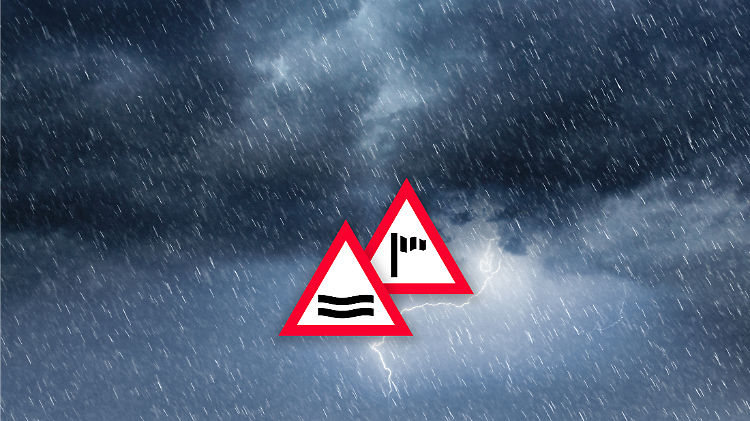 Unwettergefahr in Europa