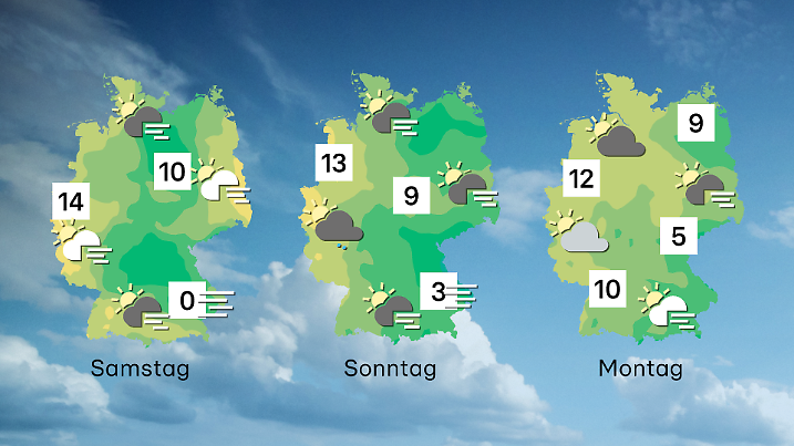 Prognose: Die Temperaturen sinken