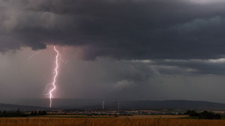 Gewitter in Hessen