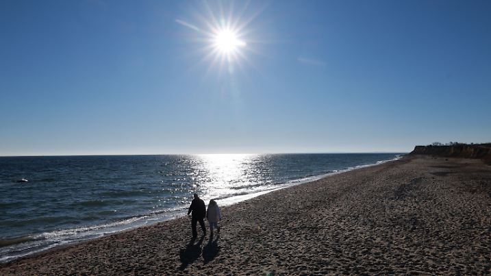 Sonne an der Ostsee
