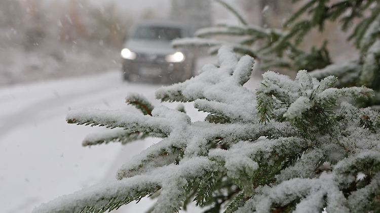 Schnee auf dem Brocken