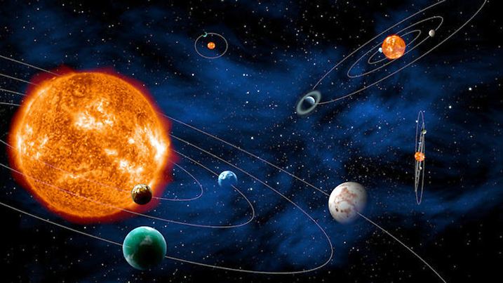 HANDOUT - Die Suche nach exoplanetaren Systemen (Illustration der ESA). Eine Million Sterne soll eine Raumsonde auf der Suche nach erdähnlichen Planeten absuchen: Die Europäische Weltraumagentur ESA hat am 19.02.2014 das Projekt «Mission Plato» auf den Weg gebracht. Foto: ESA/dpa (zu dpa "ESA beschließt «Mission Plato» - Suche nach erdähnlichen Planeten" vom 19.02.2014) +++(c) dpa - Bildfunk+++