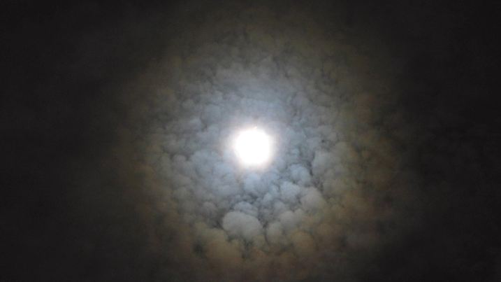 Mondhof, Deutschland, Baden-Wuerttemberg | moon aureole, Germany, Baden-Wuerttemberg | Verwendung weltweit