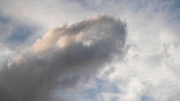 Cirrus- und Kumuluswolken am Himmel | clouds at the sky | Verwendung weltweit
