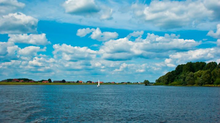 Elbe zwischen Kirchwerder und Stöckte