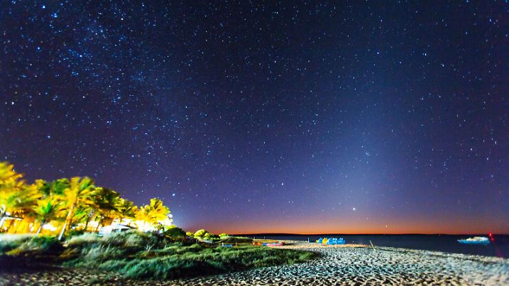Nachthimmel am Strand | Verwendung weltweit