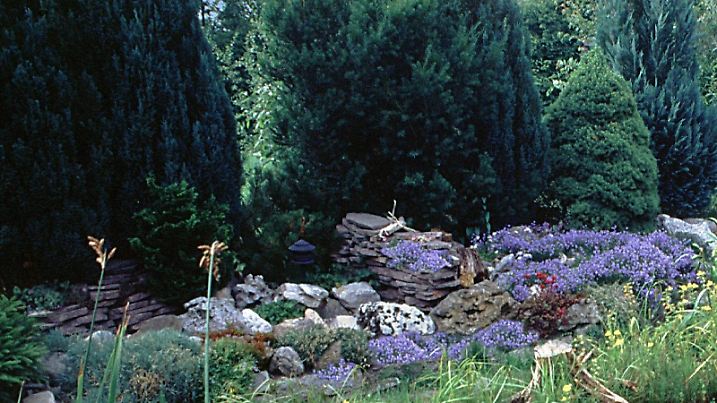 Gartenteich mit Wintergarten. | garden pond with winter garden. | Verwendung weltweit