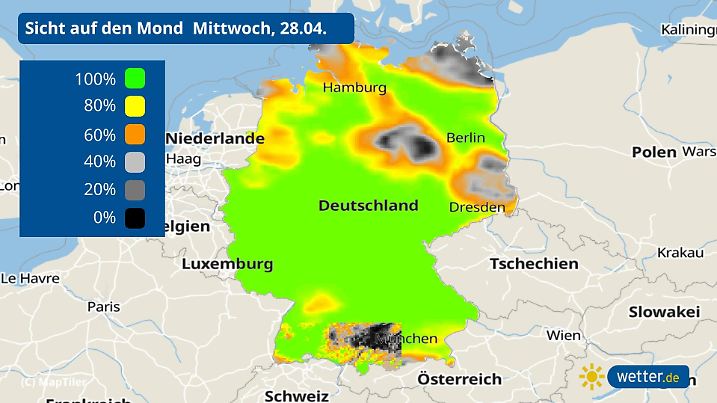 Der Pink Moon im April 2021 sieht auch heute noch wie der perfekte Vollmond aus - ein Supermond eben.