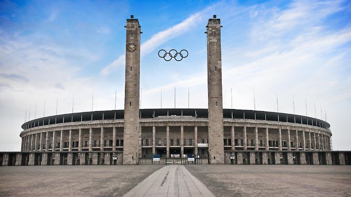 Das Olympiastadion in Berlin