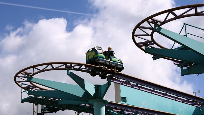 Eine von mehr als 40 Attraktionen im Movie Park Germany in Bottrop